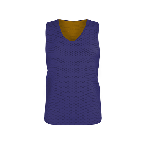 Badger Sport Youth Reversible Mesh Tank (A00118-039403), Color 'Purple/Gold'